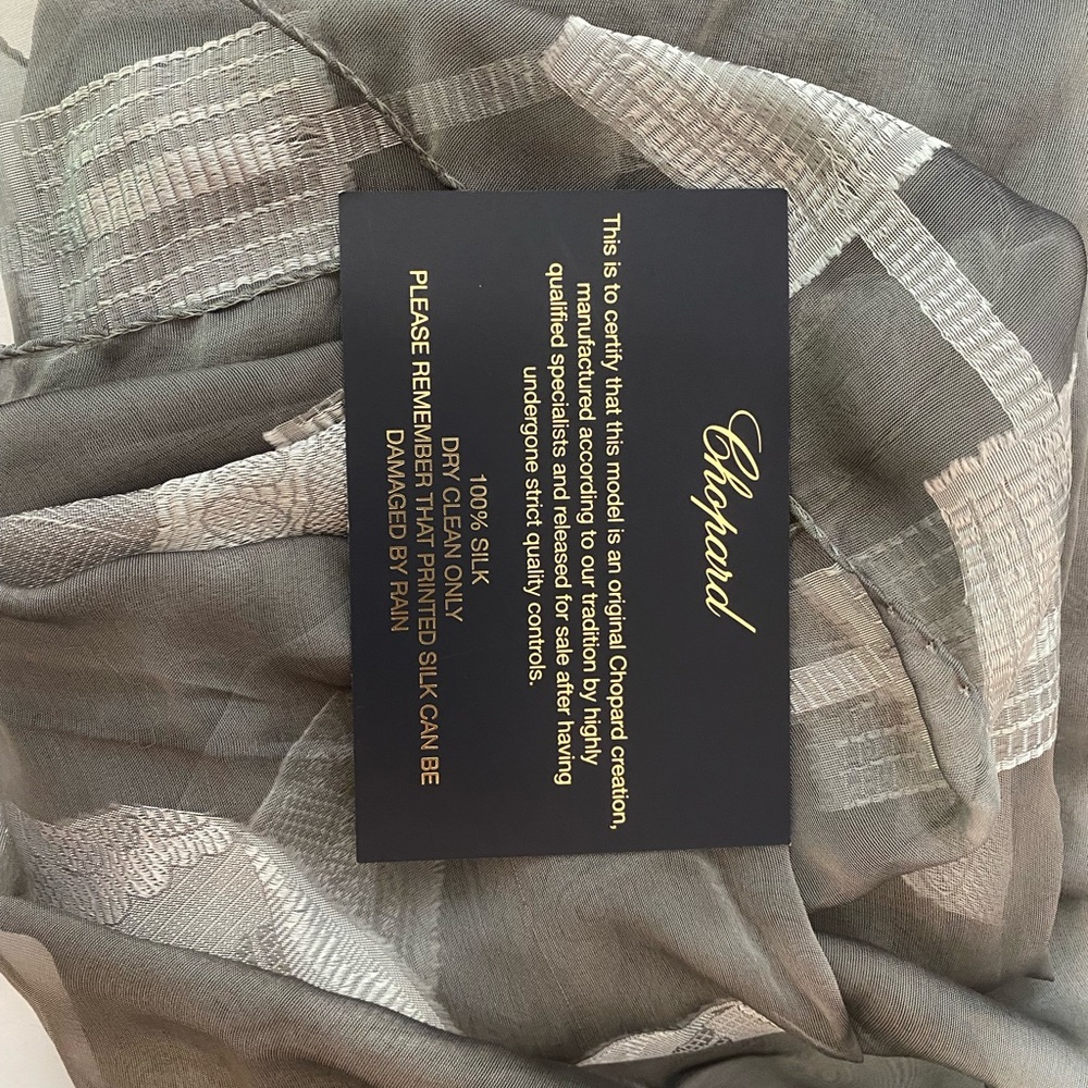 Chopard Printed Silk Scarf - Picture 2 of 12